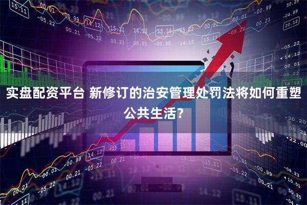 实盘配资平台 新修订的治安管理处罚法将如何重塑公共生活？