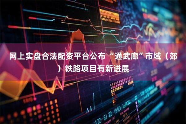 网上实盘合法配资平台公布 “通武廊”市域（郊）铁路项目有新进展